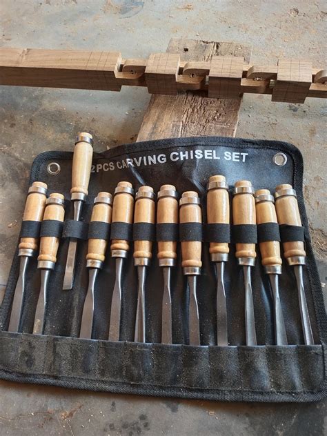 Amazon Brand – Umi 12 Piece Wood Carving Chisel Set nonsharp ...