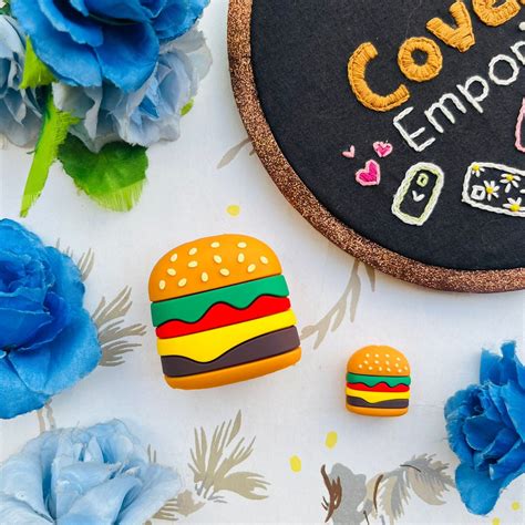 iPhone 18W 20W 3d Silicone Cartoon Charger Protective Case – Burger ...