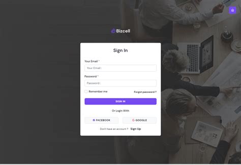Bizcell - Landing Page Template