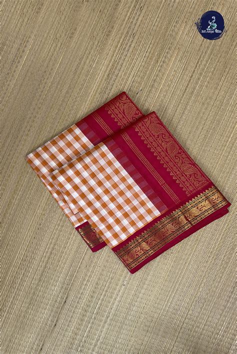 Multi Colour Checked Saree With Paalum Pazham Kattam Pattern - Sri Arya ...
