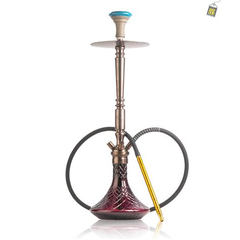 Buy COCOYAYA King Series Hookah - Bronze Stem (Purple Base) – shopdop.in