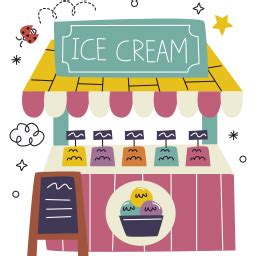 Street market Stickers - Free commerce and shopping Stickers