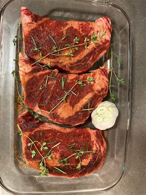 Surf & Turf with some on sale ribeyes : r/steak