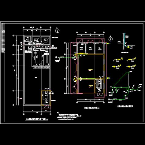 一份医院污水处理CAD施工方案图纸(竖流式沉淀池) - 下载 - 好图网