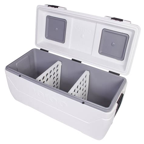 Igloo 165-Quart Maxcold White Chest Cooler with Ultra Therm Insulation ...