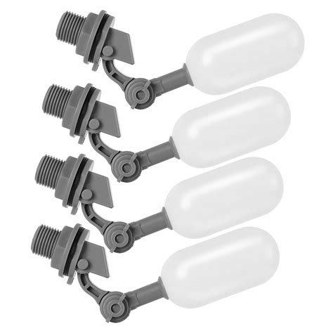 Buy CYEAH 4PCS Float Ball Valve, 1/2 Inch Supply Tube Water Float Valve ...