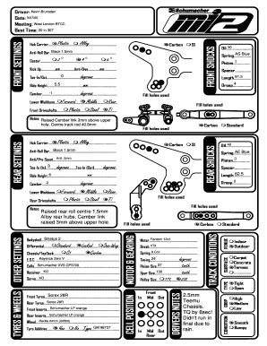 Fillable Online Driver Date Meeting Best Time - racing-carscom Fax ...