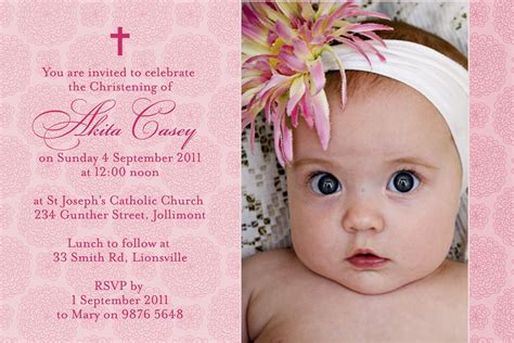 baptism invitation wording samples | Baptism invitation wording ...