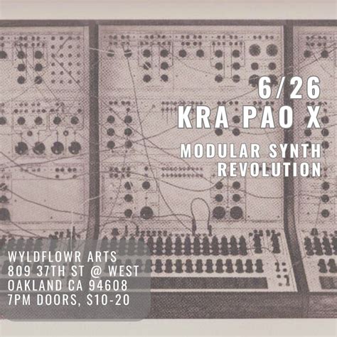 RootStock @ Wyldflower: Kra Pao X , 809 37th St, Emeryville, CA 94608 ...