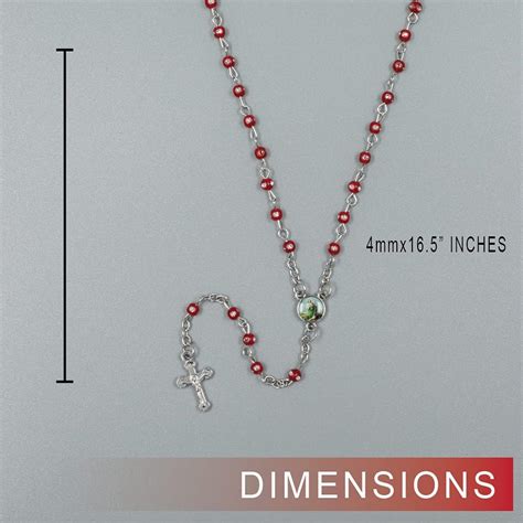 Buy Saint St. Jude Baptism Party Favors in Glass Bottle Jar Red Bead ...