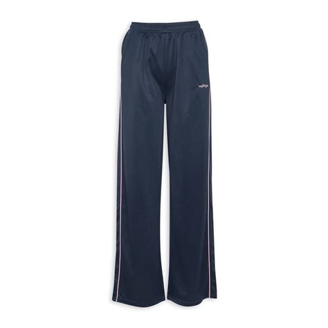 Navy Wide Leg Pants (3192343) | Hey Betty