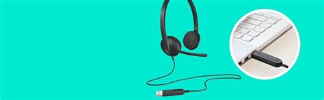 Amazon.in: Buy Logitech H340 Wired On Ear Headphones With Mic (Black ...