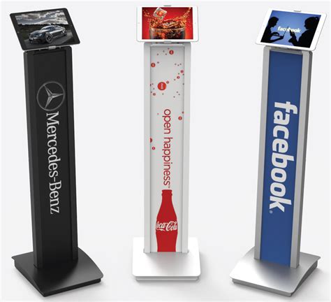 Universal Tablet Brandable Floor Stand - Cling BrandMe | Signage, Ipad ...