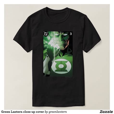 Green Lantern close up cover T-Shirt | Zazzle | Green lantern, Green ...