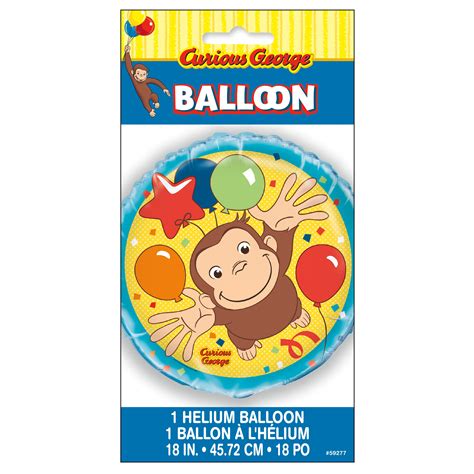 Buy Foil Curious George Birthday Balloon, 18in, 1ct Online at Lowest ...