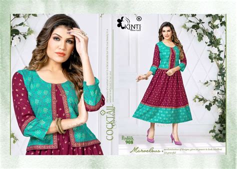 Kinti Poshak Vol 9 Catalog Ethnic Wear Anarkali Kurtis Wholesale