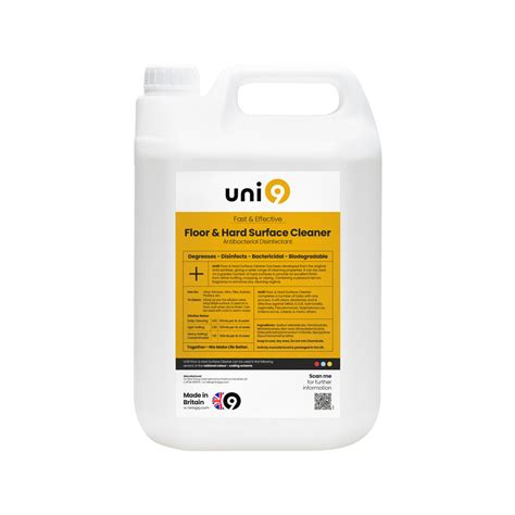 Uni9 Floor and Hard Surface Cleaner - Antibacterial Disinfectant – Nine ...