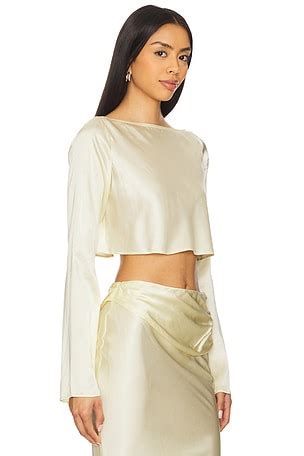 REVOLVE Yellow Cropped Tops