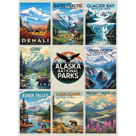 Alaska National Parks Puzzles | All 8 U.S. National Parks
