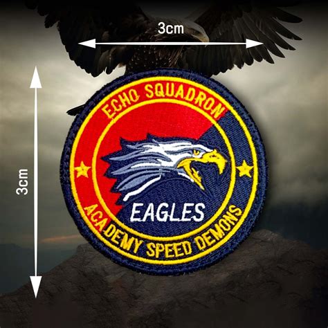 P39 | NDA | ECHO SQUADRON | EAGLES | EMBROIDERED | WITH VELCRO PATCH ...
