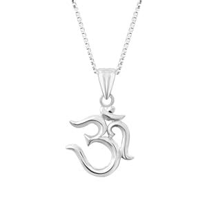 Parnika Unisex Om Pendant Locket in Pure 92.5 Sterling Silver For ...