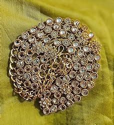 I Jewels 18K Gold Plated Traditional Ethnic Kundan And Stone Studded ...