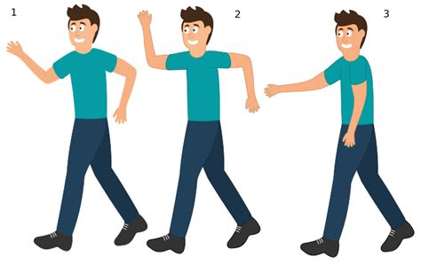 Synfig Walk Tutorial 的图像结果