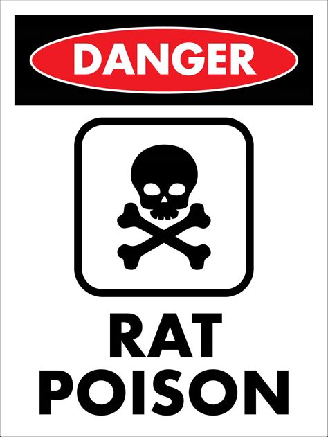 Danger Rat Poison Sign – New Signs