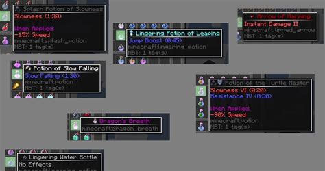 Minecraft Potion Effects 的图像结果
