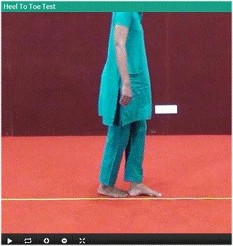 Heel-to-Toe (Tandem Gait)