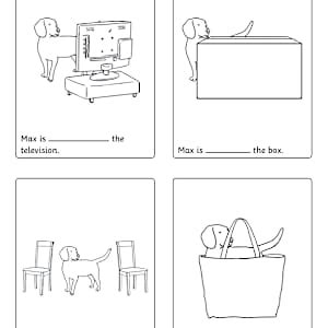 Preposition Gap Fill Activity | In, On, Under Worksheet