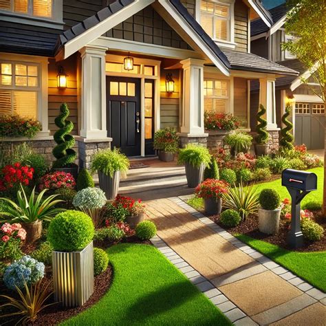 Elegant Curb Appeal Ideas Beautiful Curb Appeal Of Classic American