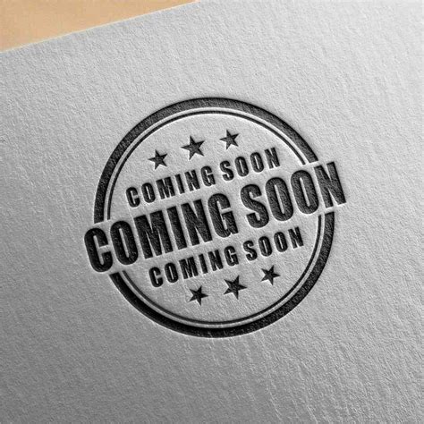 Coming soon stamps logo design collection - $5 - MasterBundles