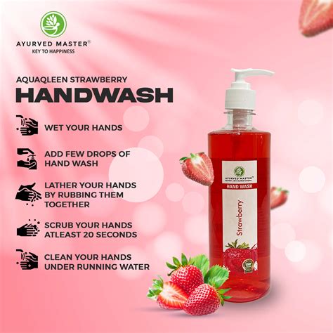 Ayurved Naster Advanced Skincare Moisturizing Liquid Strawberry Hand ...