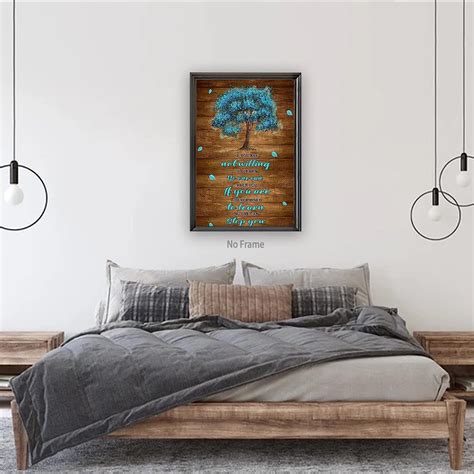 Buy Motivational Tree Wall Art Office Tree Poster Rustic Office Picture ...