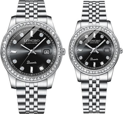 LONGBO Harmony Analogue Couple Watch Set - Elegant Dual Tone Band ...