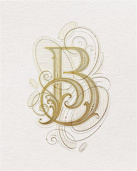 Fancy B Lettering