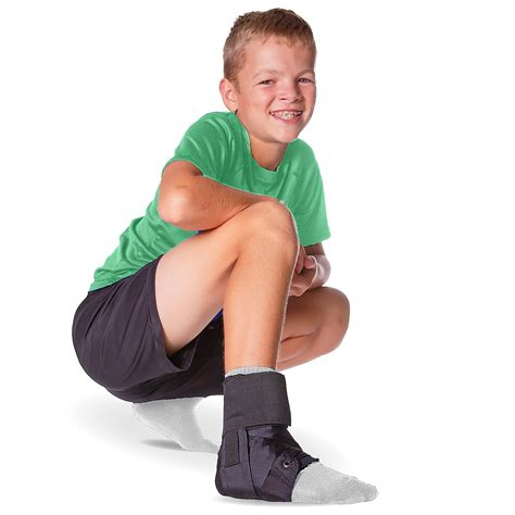 Amazon.com: BraceAbility Lace Up Kids Ankle Brace - Pediatric Figure 8 ...