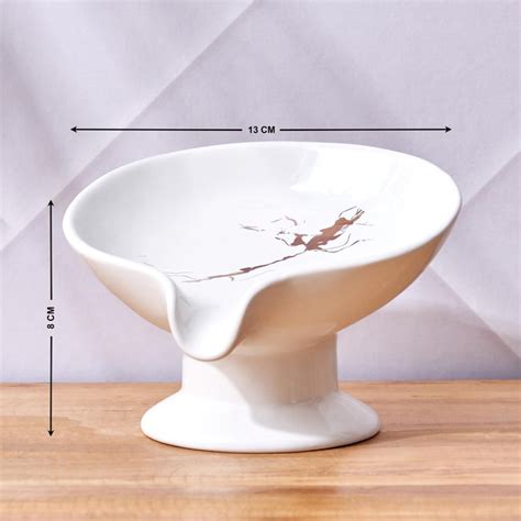 Buy Aubree Sparkle Ceramic Soap Dish from Home Centre at just INR 499.0