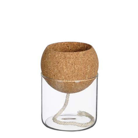 Buy Self-watering glass planter : Delivery by Waitrose Garden