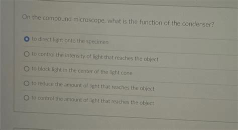 Image result for Condenser Microscope Function