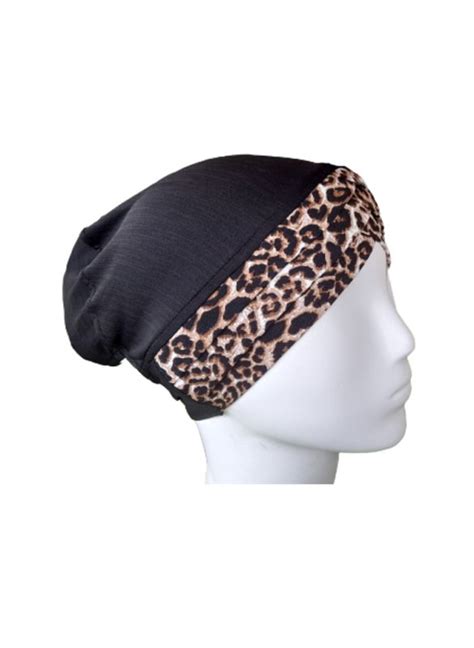 Leopard Print Turban Under scarf Cap | Bonnet Caps | Islamic Shop