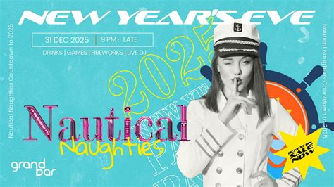 Nautical Naughties at The Grand Bar - NYE, The Grand Bar, Glenelg, 31 ...