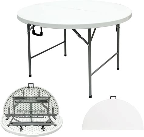 Round Folding Table 48 Inches at Elma Thomas blog