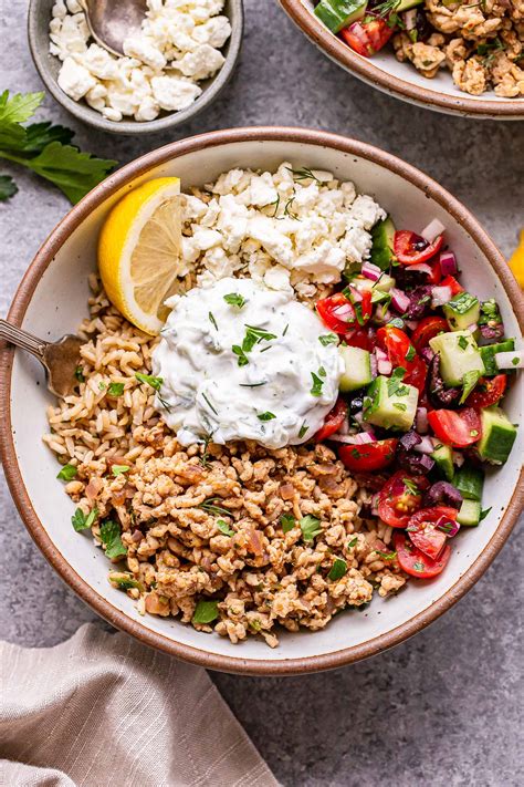 Greek Chicken Bowls