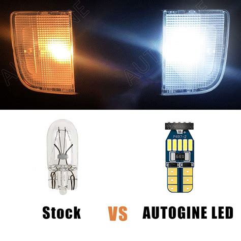 AUTOGINE 12 Piece White Interior LED Lights Kit for 2019 2020 2021 ...