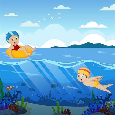 Swimming Cartoon Images 的图像结果