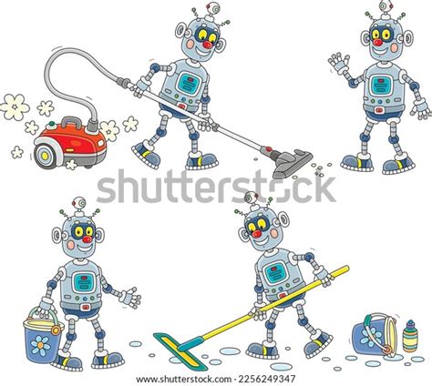 Cartoon Robot Doing Work 的图像结果