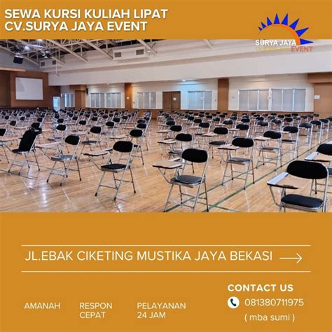 Penyewaan Kursi Kuliah Lipat Limo Depok Layanan Terbaik