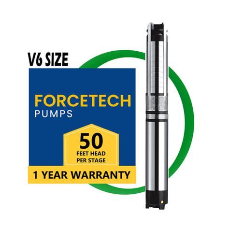 FORCETECH 5HP 5 STG SUBMERSIBLE PUMPSET | water pumps store